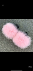 Kids Faux Fur Sandals