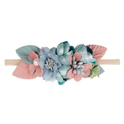 Baby Flower Nylon Hair Bands