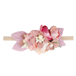 Baby Flower Nylon Hair Bands