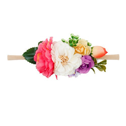 Baby Flower Nylon Hair Bands