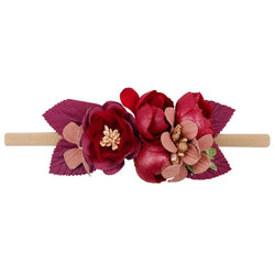 Baby Flower Nylon Hair Bands