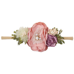 Baby Flower Nylon Hair Bands