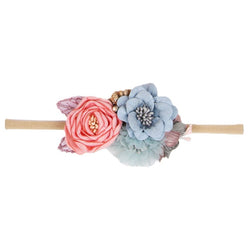 Baby Flower Nylon Hair Bands