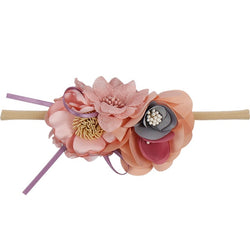 Baby Flower Nylon Hair Bands