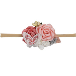 Baby Flower Nylon Hair Bands