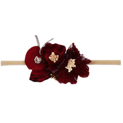 Baby Flower Nylon Hair Bands