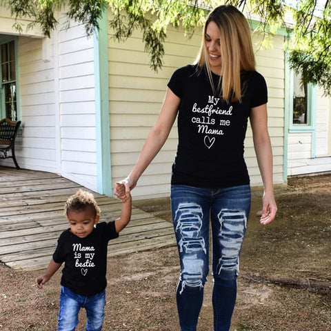 Mommy and Me Bestie T-shirts