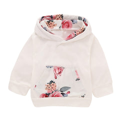 Baby Girl Floral Print Sweet Cotton Autumn Outfit