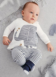 Baby Boy Lovely Elephant Print Outfit