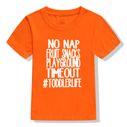 Baby Boy "No Nap Fruit Snacks Playground" Print T-shirt