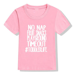 Baby Boy "No Nap Fruit Snacks Playground" Print T-shirt