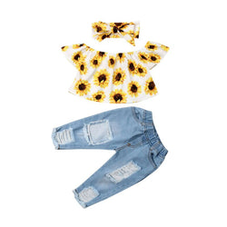 Baby Girl Sunflower Set