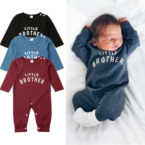 Long Sleeve Little Brother Jumpsuit One-Piece Clothes