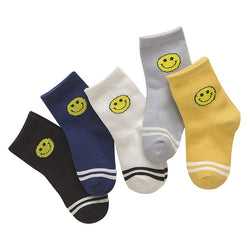 5 Pairs Soft Cotton Kids Spcks