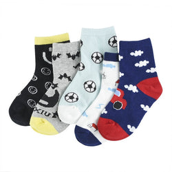 5 Pairs Soft Cotton Kids Spcks