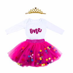 Baby Girl First Birthday Outfit