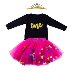 Baby Girl First Birthday Outfit