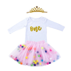 Baby Girl First Birthday Outfit