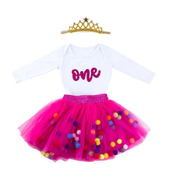 Baby Girl First Birthday Outfit