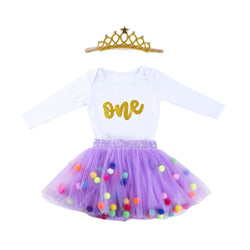 Baby Girl First Birthday Outfit