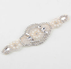 Baby Girl Faux Pearls Rhinestone Headband