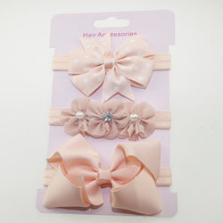 3 Pieces Baby Elastic Flower Headband