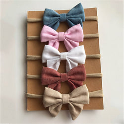 4pcs/lot Handmade Nylon Headband