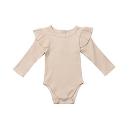 Baby Girl Long Fly Sleeve Romper