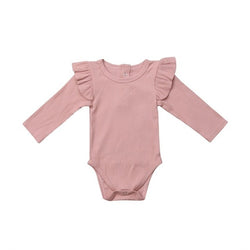 Baby Girl Long Fly Sleeve Romper