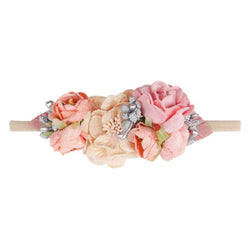 Baby Flower Nylon Hair Bands