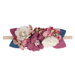 Baby Flower Nylon Hair Bands