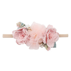 Baby Flower Nylon Hair Bands