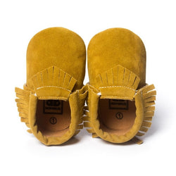 Baby Suede Leather Moccasins Shoes