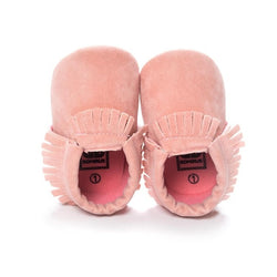 Baby Suede Leather Moccasins Shoes