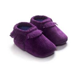 Baby Suede Leather Moccasins Shoes