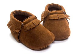 Baby Suede Leather Moccasins Shoes