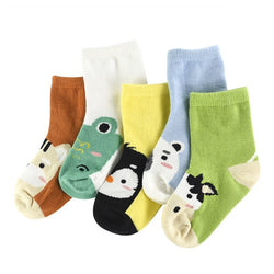 5 Pairs Soft Cotton Kids Spcks