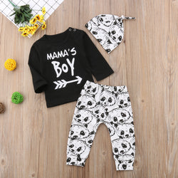 Baby Boy "Mama's Boy" Panda Outfit